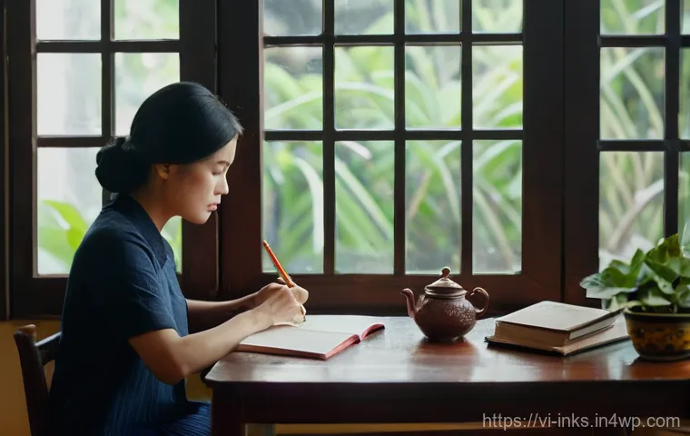 감정적 투자 오류 극복을 위한 일기 쓰기 - **Prompt 1: The Emotional Investor's Dilemma**
    Prompt: A young Vietnamese man, in his late 20s, ...